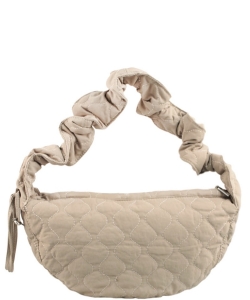 New Fashion Quilted Shoulder Bag BA400256 KHAKI